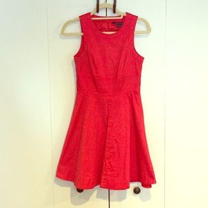 Hot Pink Fit & Flare Dress